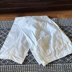 White Cargo Pants